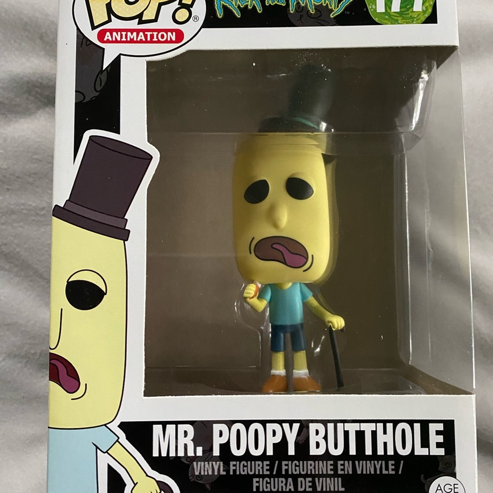 2 for $15 on all Funko Pop!

Funko Pop! Mr. Poopy Butthole #177